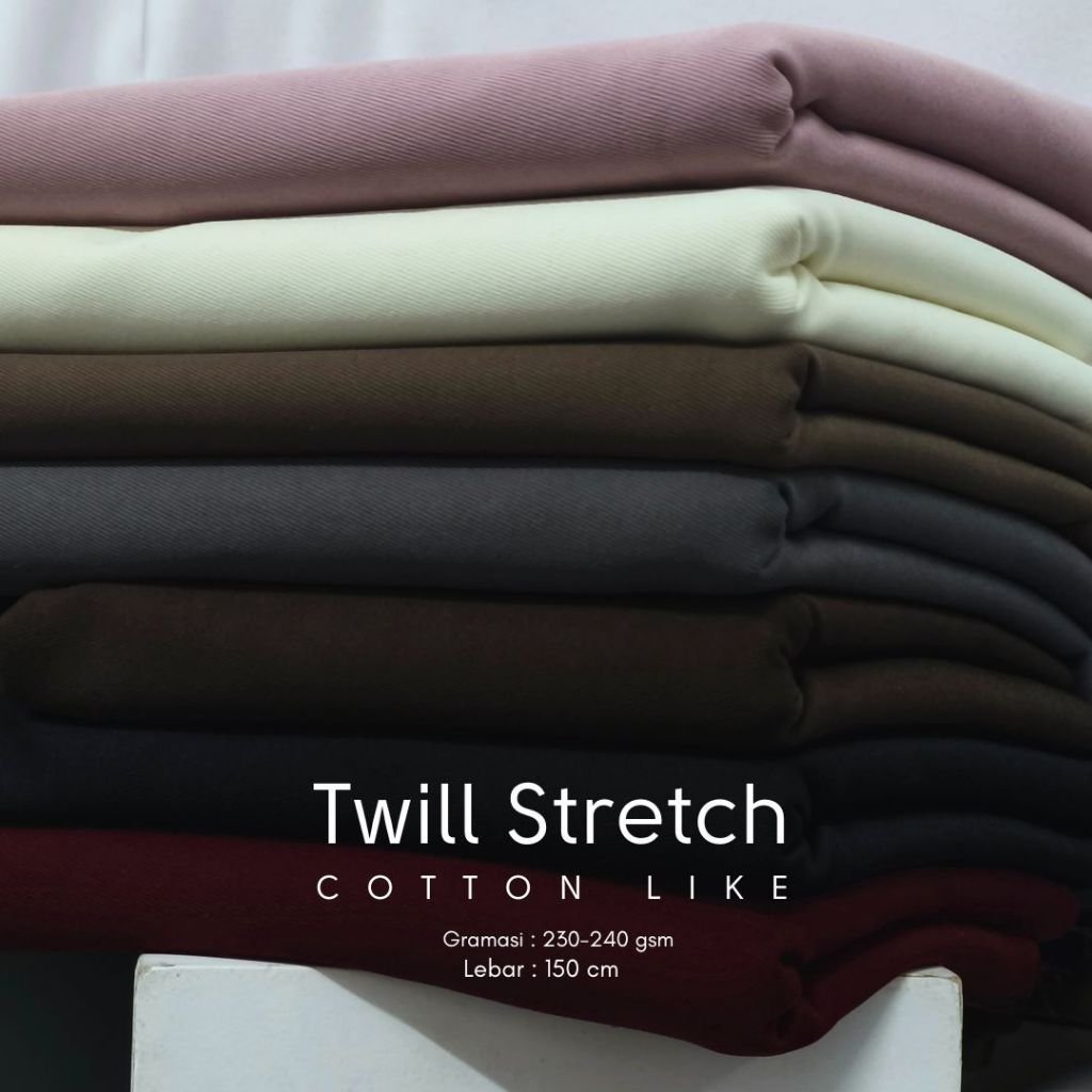 Twill Stretch Cotton Like