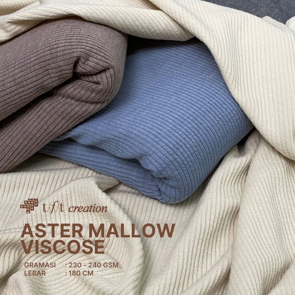 Aster Mallow Viscose