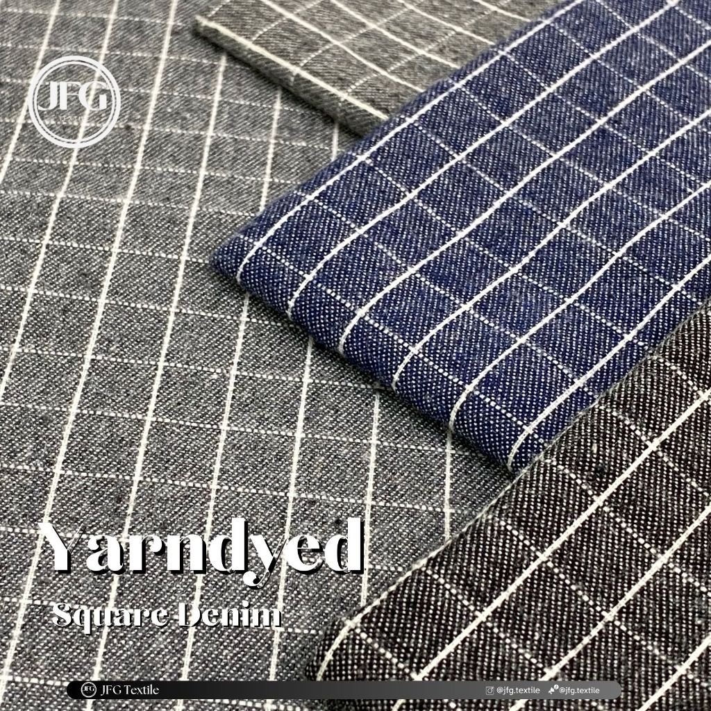 Yarndyed Square Denim