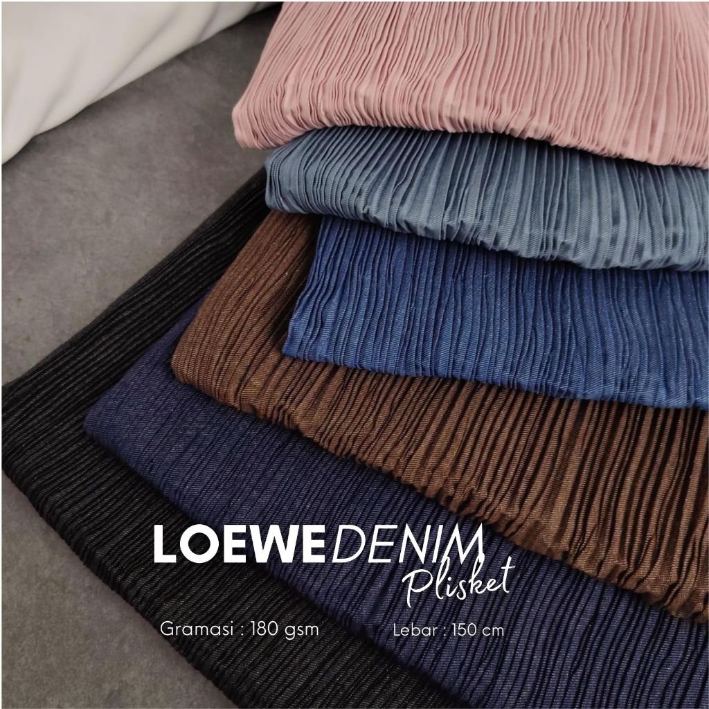 Loewe Denim Plisket