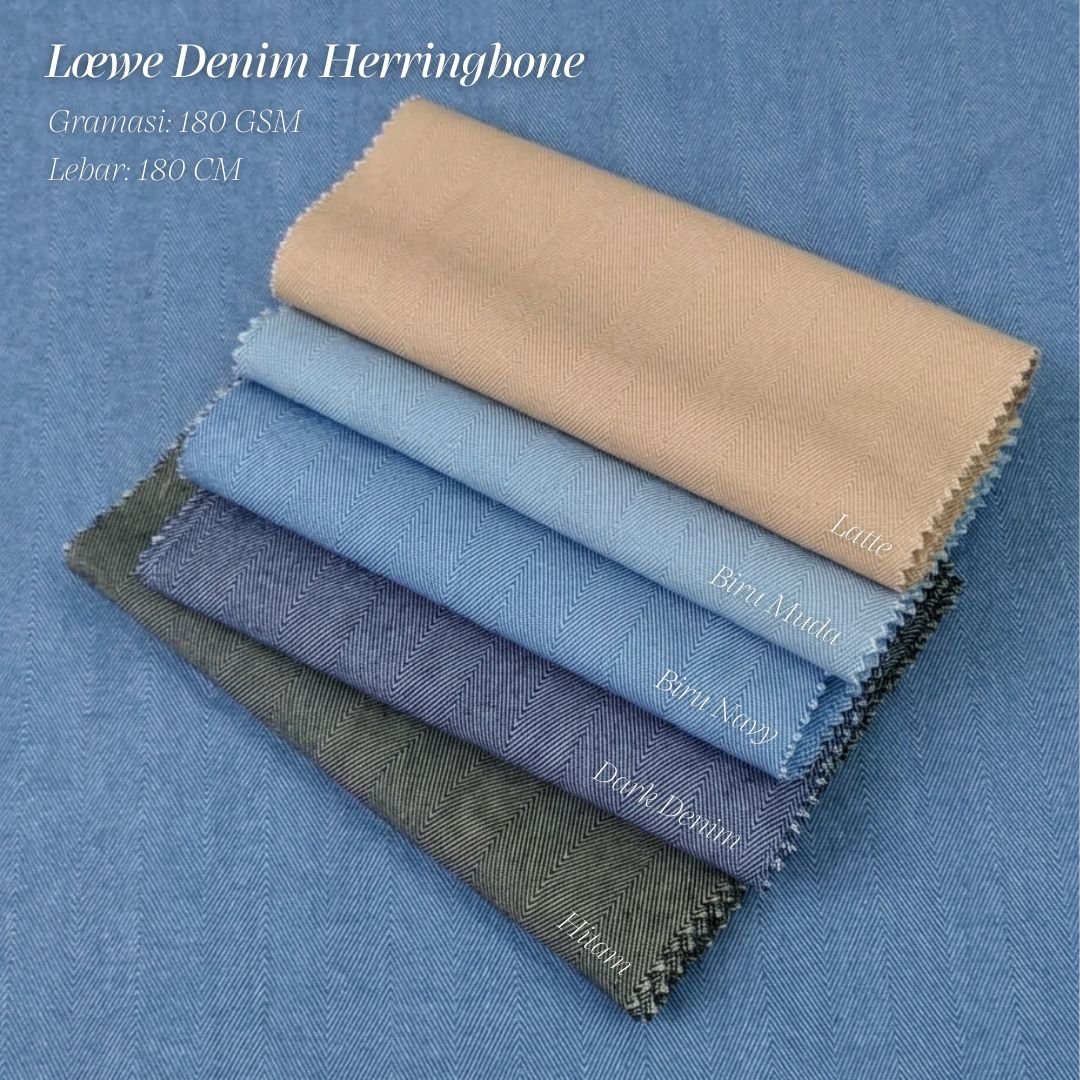 Loewe Denim Herringbone